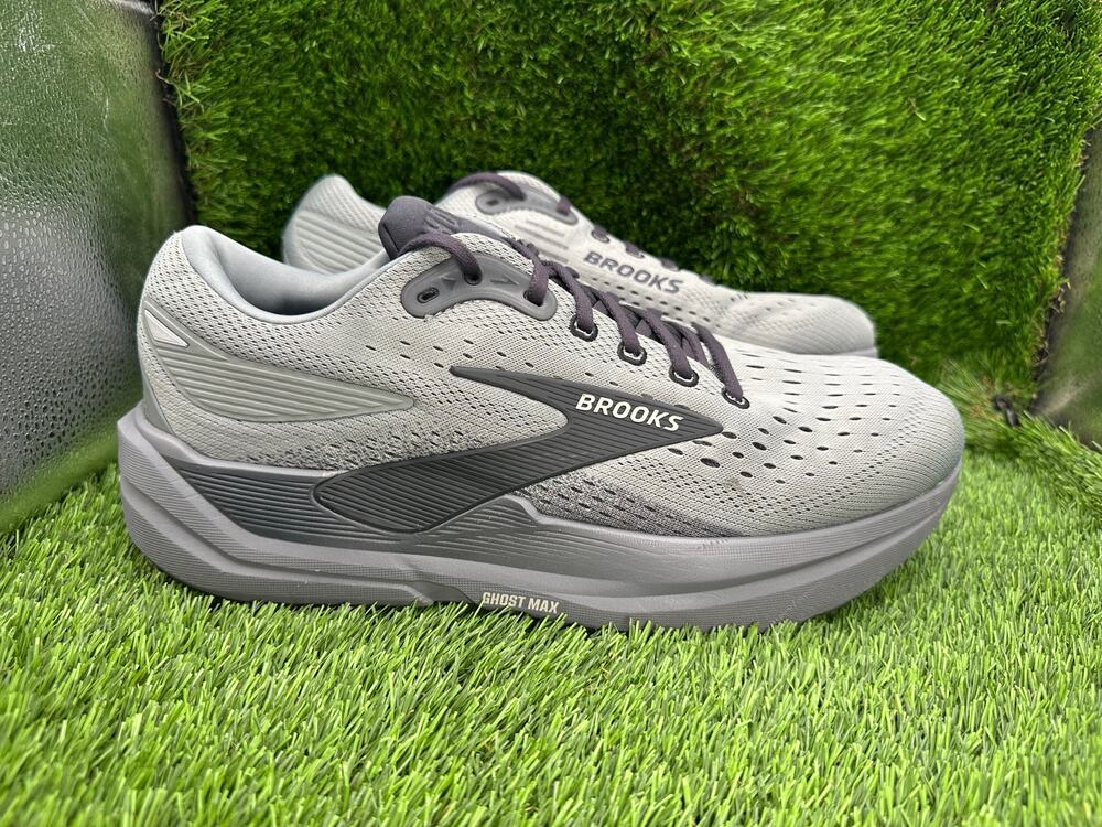 Brooks Ghost Max 3 1104641D069 Athletic Sneaker Men's 12D Gray Mesh Gym Running